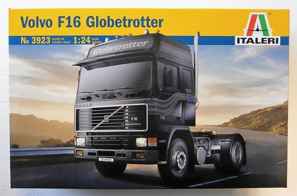 Italeri 3923 1/24 Scale Model Truck Kit Volvo F16 470 Globetrotter