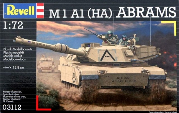 REVELL Military Model Kits 03112 M1A1 HA ABRAMS