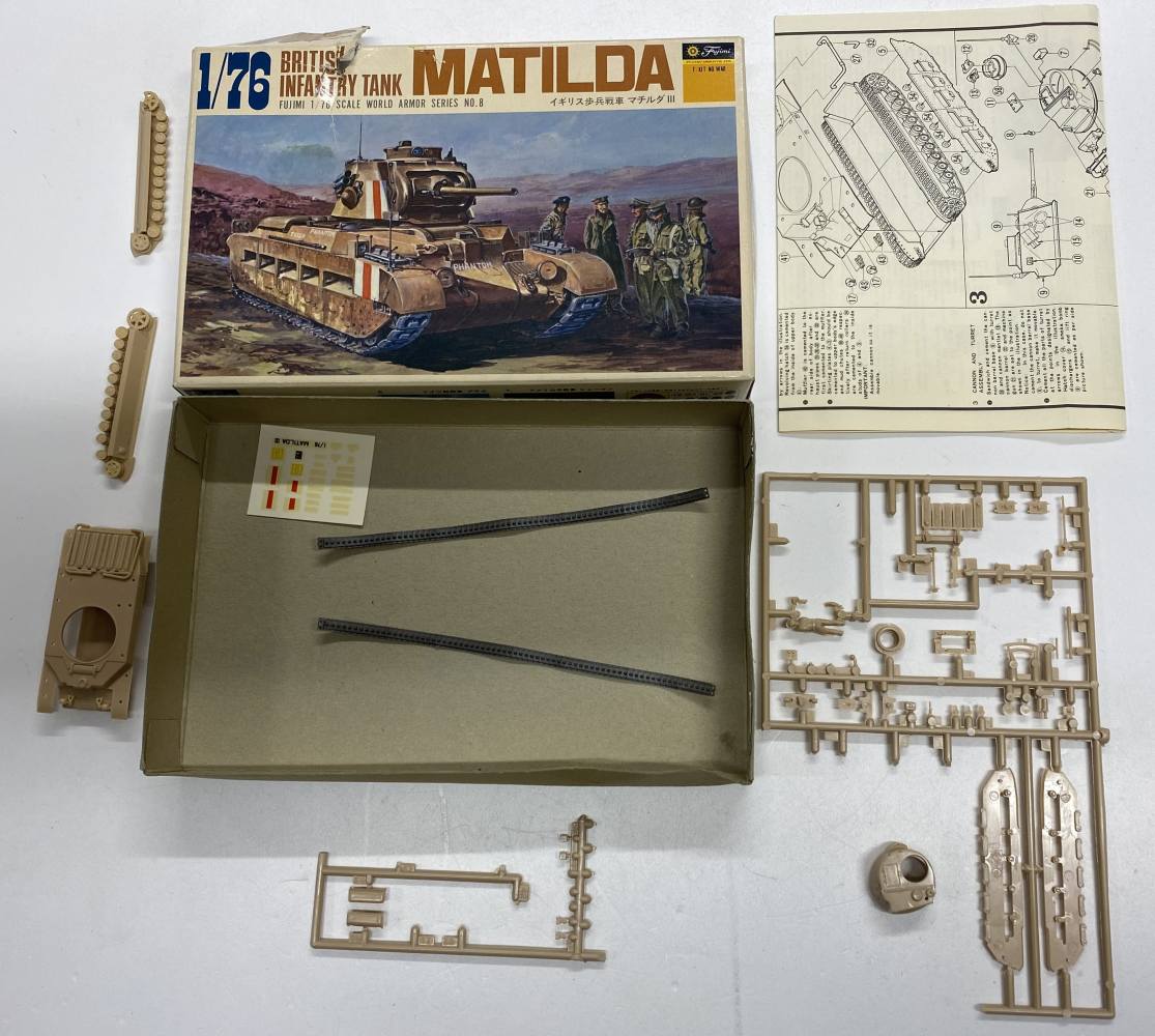 KINGKIT MODEL SCRAPYARD FUJIMI WA8 MATILDA STARTED Salvage Yard