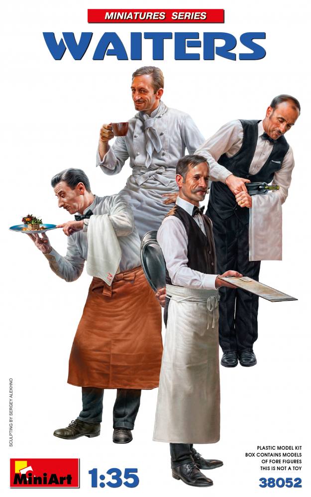 MINIART 38052 WAITERS Model Figures