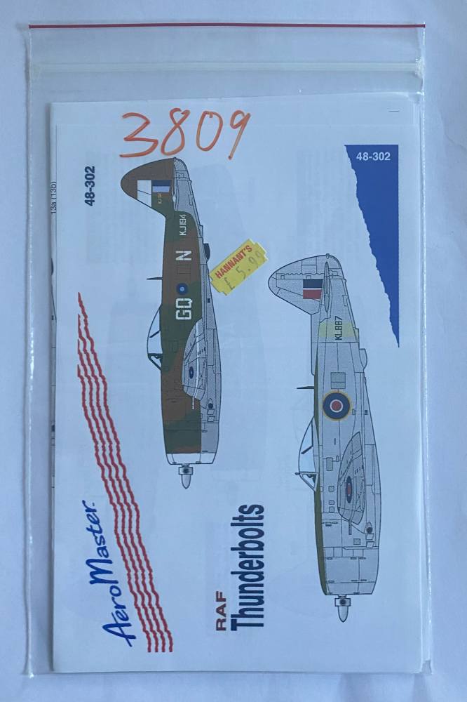 DISCOUNT DECALS 3809 raf thunderbolts Discount Decals