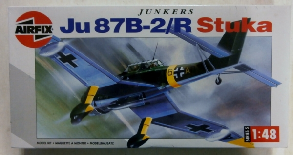 Maquette à Monter Airfix - Junkers Ju 87 Stuka B/R - Échelle 1:72 - Avion Militaire WWII - Neuf Sous Boîte