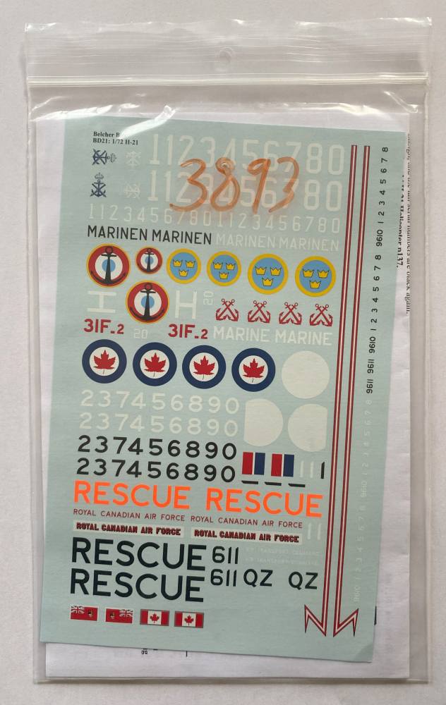 BELCHER BITS 3893. BD21 H-21 Discount Decals