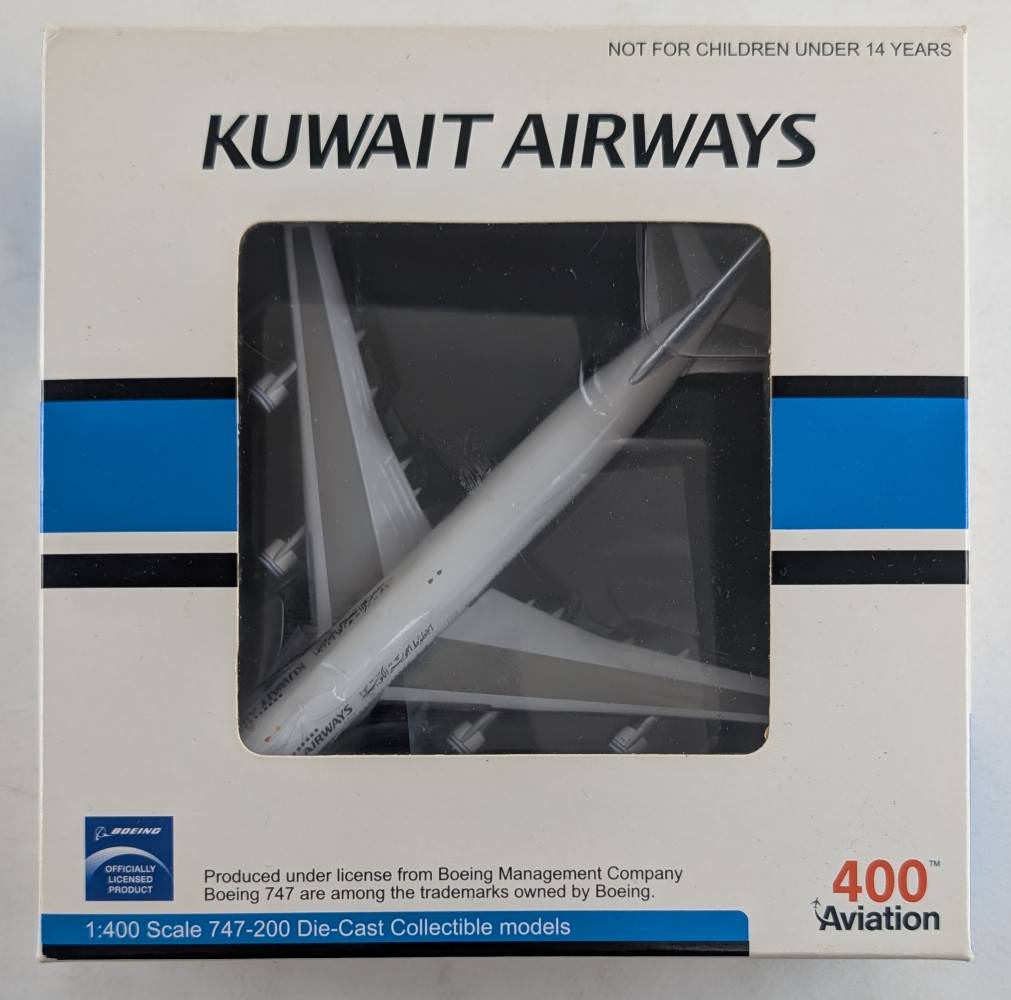 AIRLINER COLLECTIBLE 2004 747-200 KUWAIT AIRWAYS Airliners Model Kits