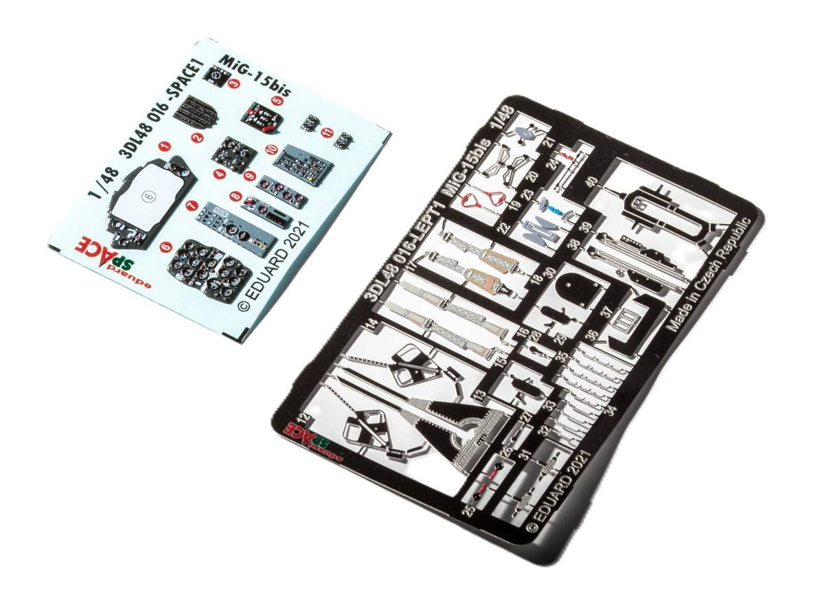 EDUARD 3DL48016 MIG-15BIS SPACE Conversion Sets