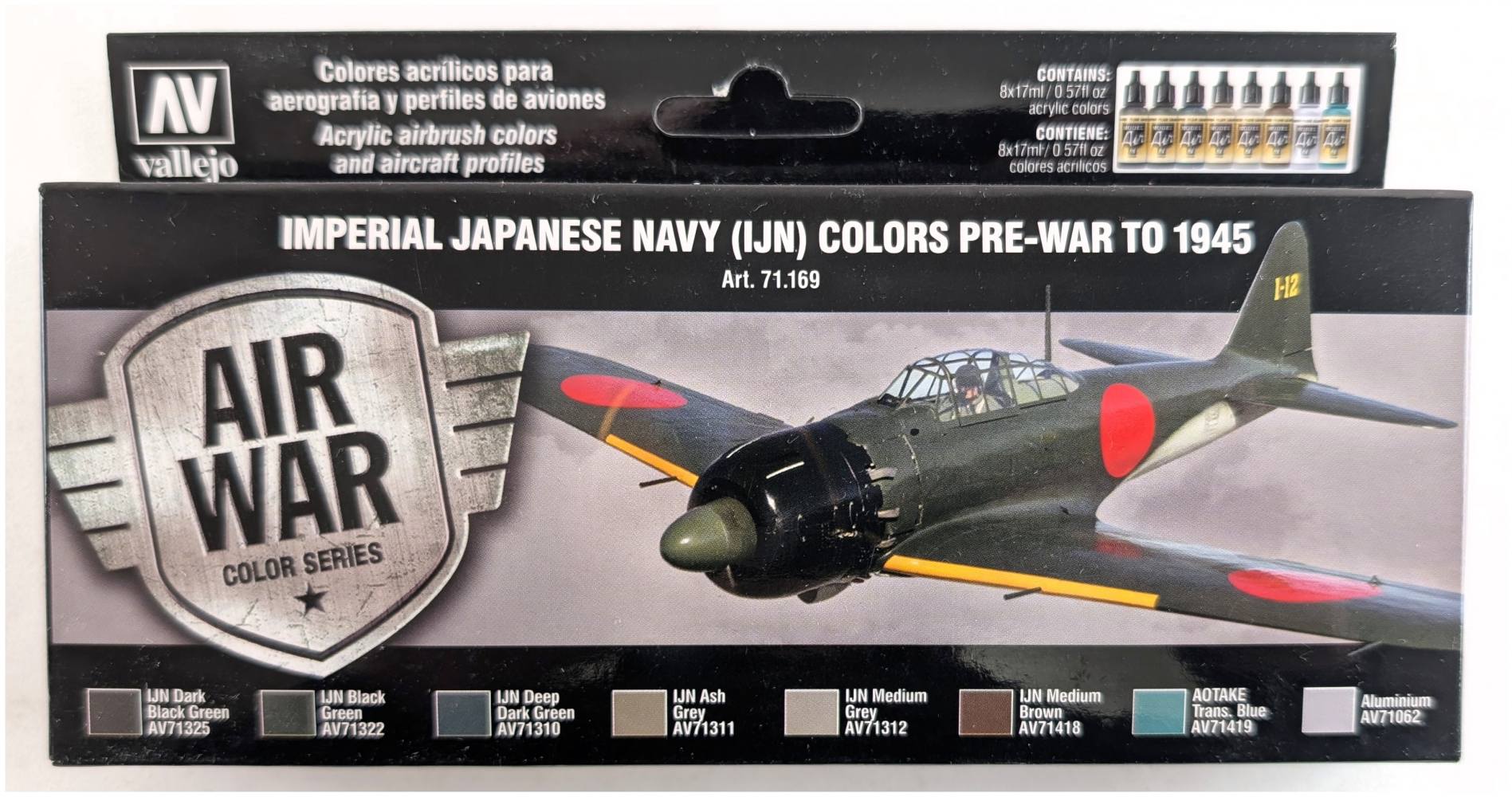 VALLEJO 71.169 IMPERIAL JAPANESE NAVY IJN COLORS PRE-WAR TO 1945 Paint & Accessories