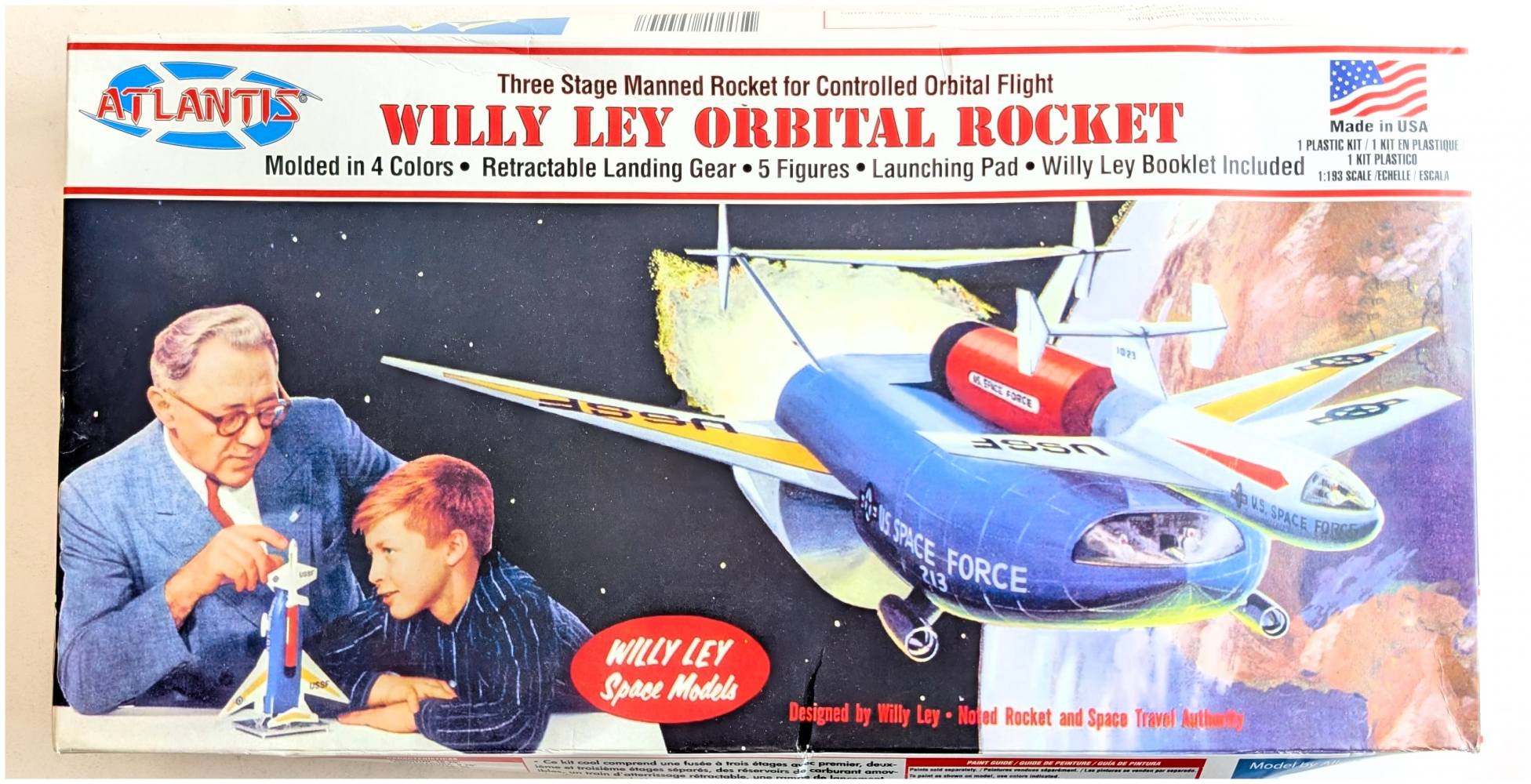 ATLANTIS M46 WILLY LEY ORBITAL ROCKET Space Model kits