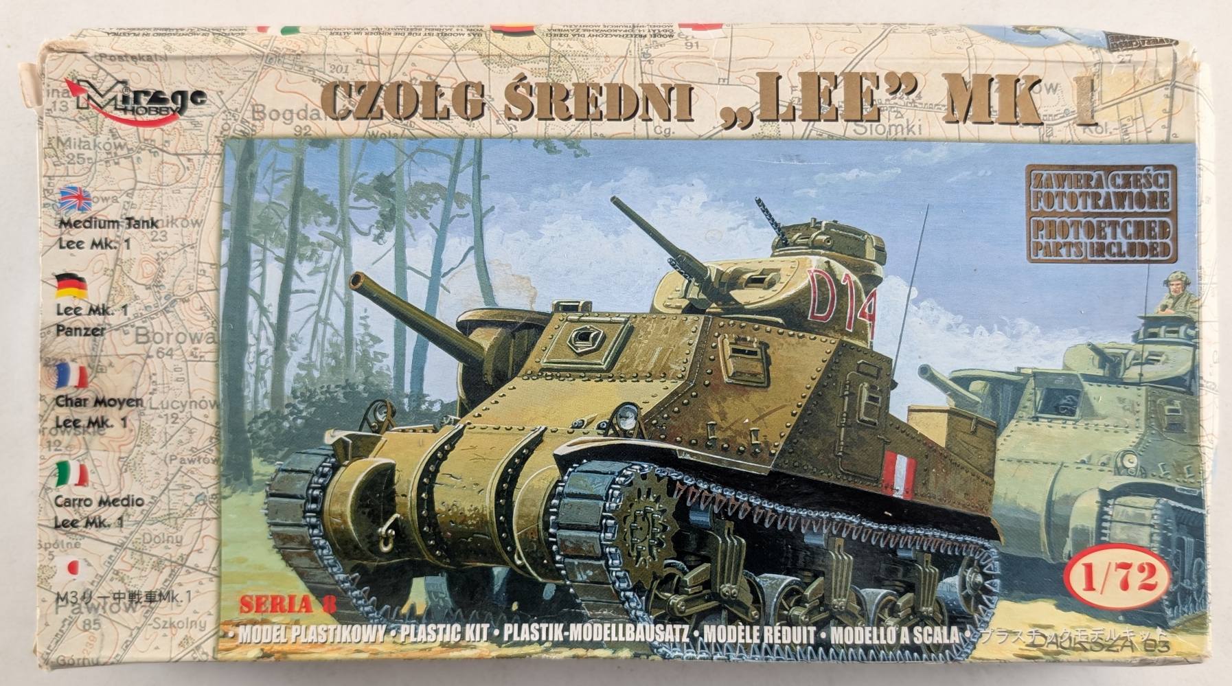 MIRAGE 72802 LEE MK I Military Model Kits