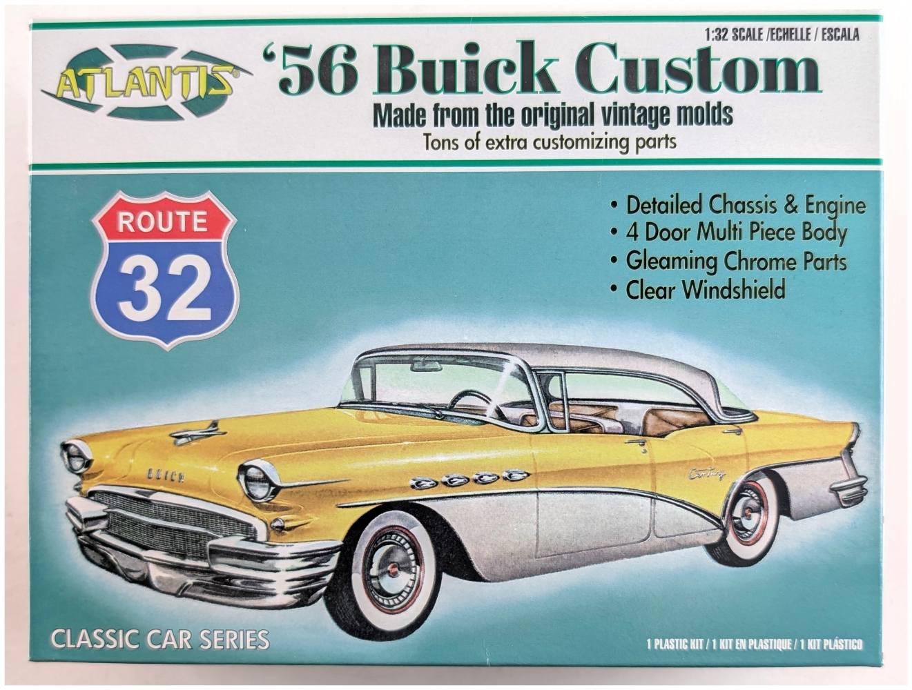 ATLANTIS H1230 56 BUICK CUSTOM Cars, Motorbikes & Trucks Model kits