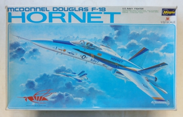 Details about   Vintage Hasegawa Minicraft McDonnell Douglas F-18 Hornet Plane 1/32 Model Kit 