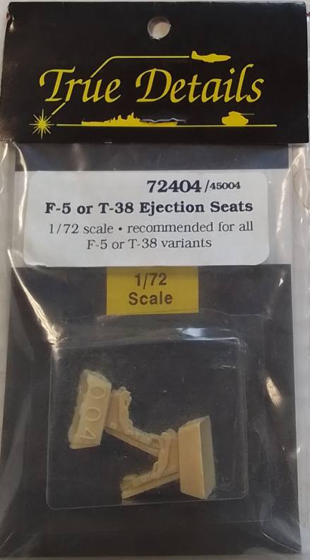 TRUE DETAILS 72404 F-5 OR T-38 EJECTION SEATS Conversion Sets
