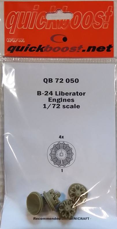 QUICKBOOST.NET QB 72 050 B-24 LIBERATOR ENGINES Conversion Sets