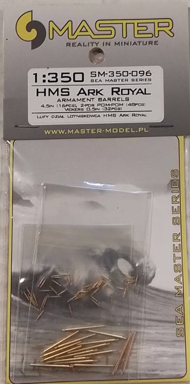 MASTERMODEL SM-350-096 SEA MASTER SERIES HMS ARK ROYAL ARMAMENT BARRELS Conversion Sets