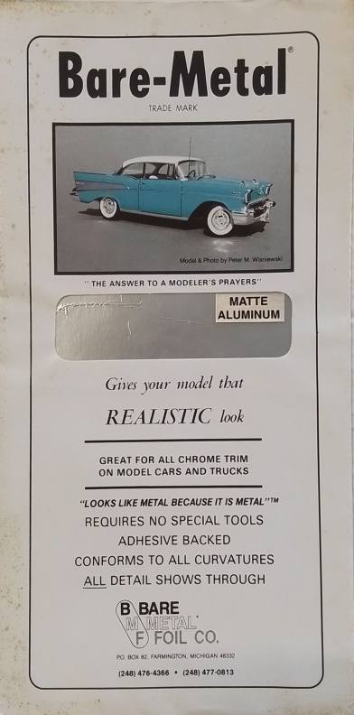 BARE METAL MATTE ALUMINUM FOIL Conversion Sets