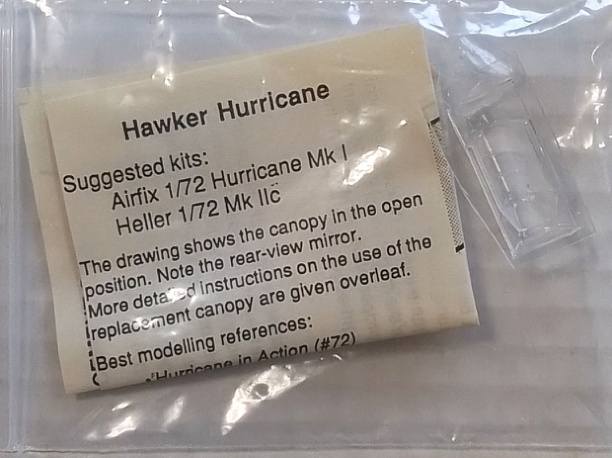 UNKNOWN MAKE HAWKER HURRICANE Conversion Sets
