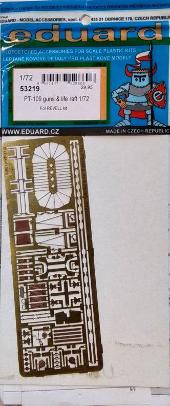 EDUARD 53219 PT-109 GUNS LIFE RAFT Conversion Sets