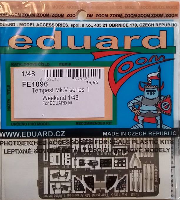 EDUARD FE1096 TEMPEST MK V SERIES WEEKEND FOR EDUARD KIT Conversion Sets