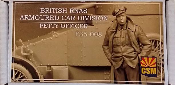COPPER STATE MODELS F35-008 ARMOURED CAR DIVISION PETTY OFFICER Model Figures