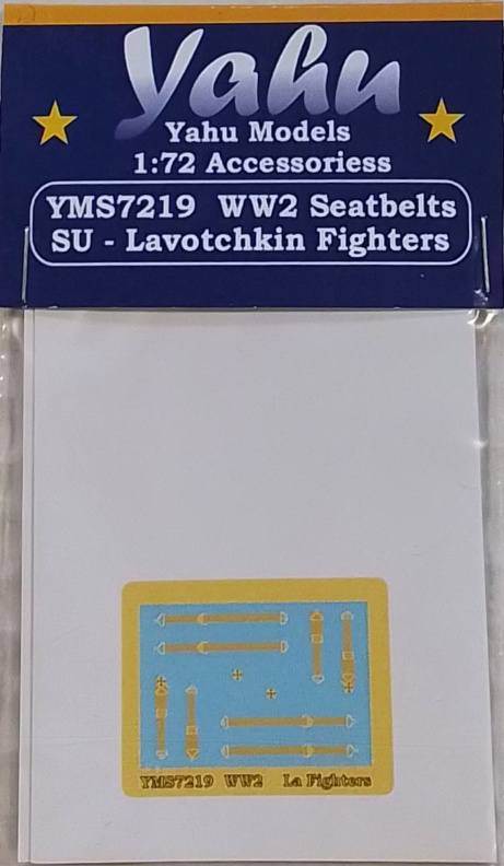 YAHU MODELS YMS7219 WW2 SEATBELTS SU-LAVOTCHKIN FIGHTERS Conversion Sets