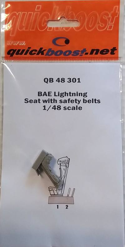 QUICKBOOST.NET QB 48 301 BAE LIGHTNING SEAT WITH SAFETY BELTS Conversion Sets