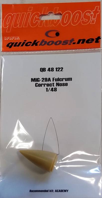 QUICKBOOST.NET QB 48 122 MIG-28A FULCRUM CORRECT NOSE Conversion Sets