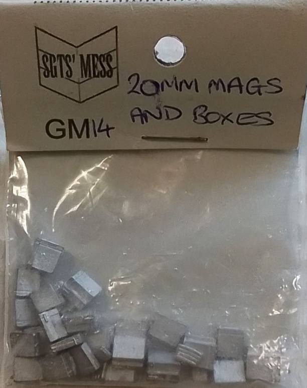 SGTS MESS GM/4 20MM MAGS AND BOXES Conversion Sets