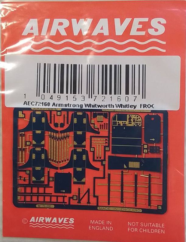 AIRWAVES AEC72160 ARMSTRONG WHITWORTH WHITLEY FROC Conversion Sets