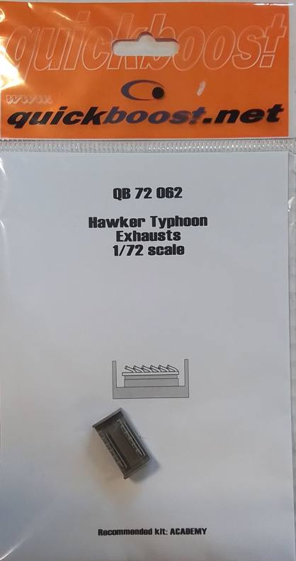 QUICKBOOST.NET QB 72 062 HAWKER TYPHOON EXHAUSTS Conversion Sets