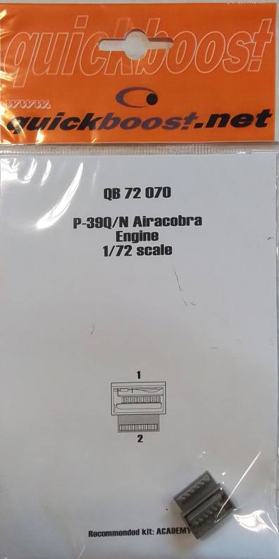 QUICKBOOST.NET QB 72 070 P-39Q/N AIRACOBRA ENGINE Conversion Sets