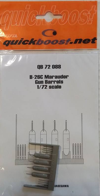 QUICKBOOST.NET QB 72 088 B-26C MARAUDER GUN BARRELS Conversion Sets