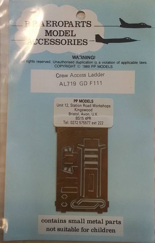 P.P.AEROPARTS AL719 GD F111 CREW ACCESS LADDER Conversion Sets