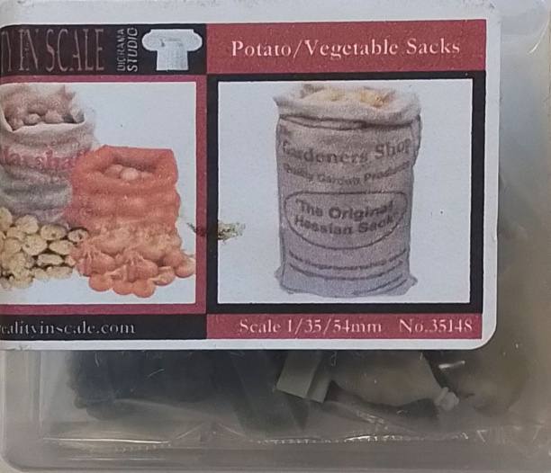REALITY IN SCALE RIS35148 POTATO/VEGETABLE SACKS Conversion Sets