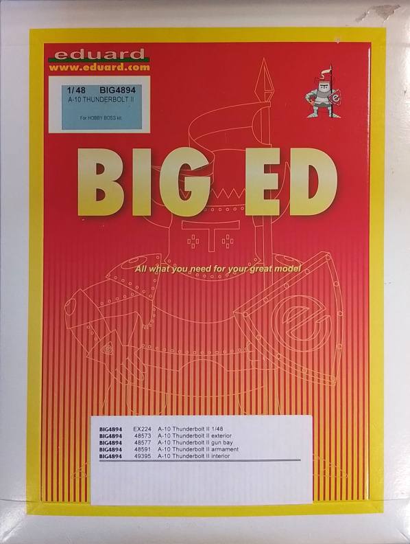 EDUARD BIG4894 A-10 THUNDERBOLT II FOR HOBBY BOSS Conversion Sets