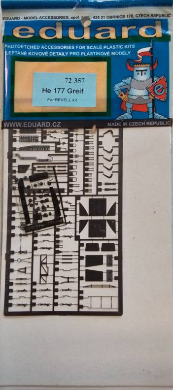 EDUARD 72 357 HEINKEL HE 177 GREIF Conversion Sets