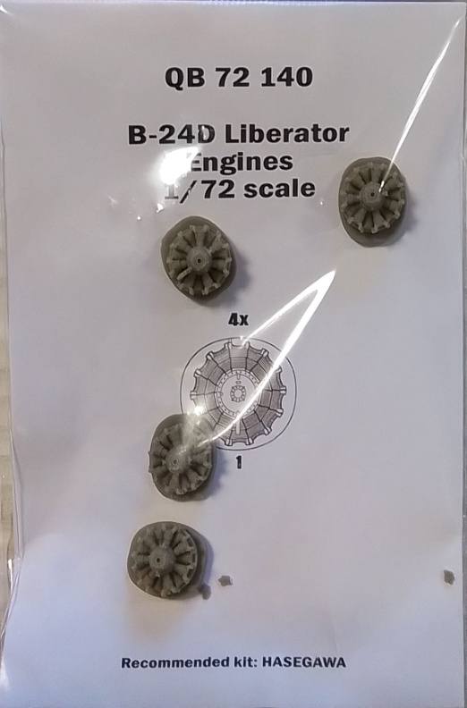 QUICKBOOST.NET QB 72 140 B-24D LIBERATOR ENGINES Conversion Sets