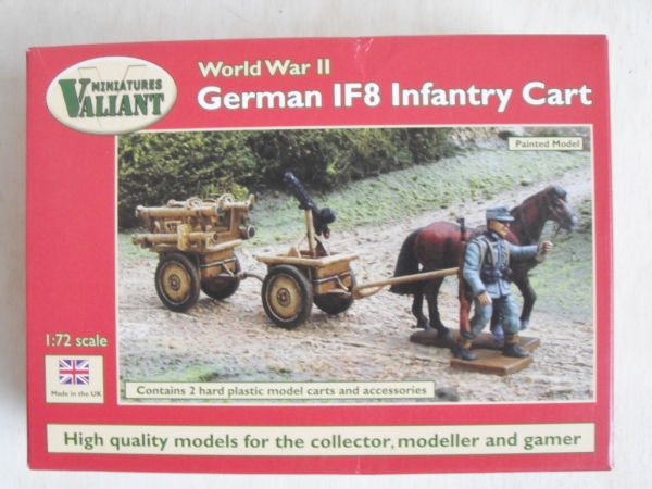 Valiant Miniatures 1/72 VM-005 WWII German IF8 Infantry Cart 