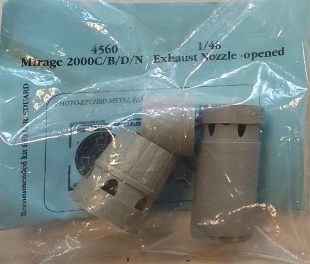 AIRES HOBBY MODELS 4560 MIRAGE 2000C/B/D/N EXHAUST NOZZLE OPENED Conversion Sets