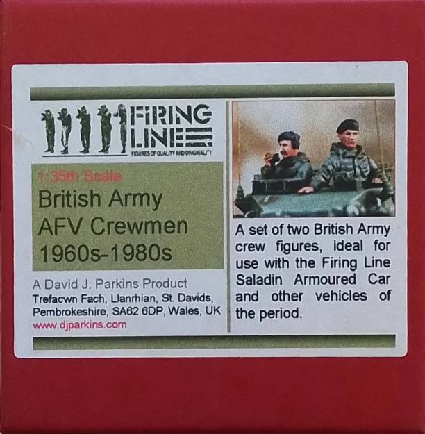 FIRING LINE BRITISH ARMY AFV CREWMEN 1960S-1980S Conversion Sets