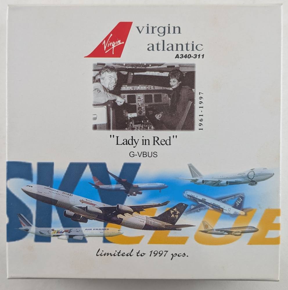 AIRLINER COLLECTIBLE VIRGIN ATLANTIC A340-311 LADY IN RED Airliners Model Kits