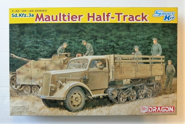 DRAGON 1/35 6761 Sd.Kfz.3a MAULTIER HALF-TRACK Military Model Kit