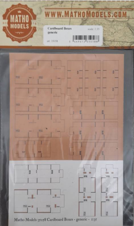 DISCOUNT DECALS 4971 35058 Cardboard Boxes - Generic Matho Models Discount Decals