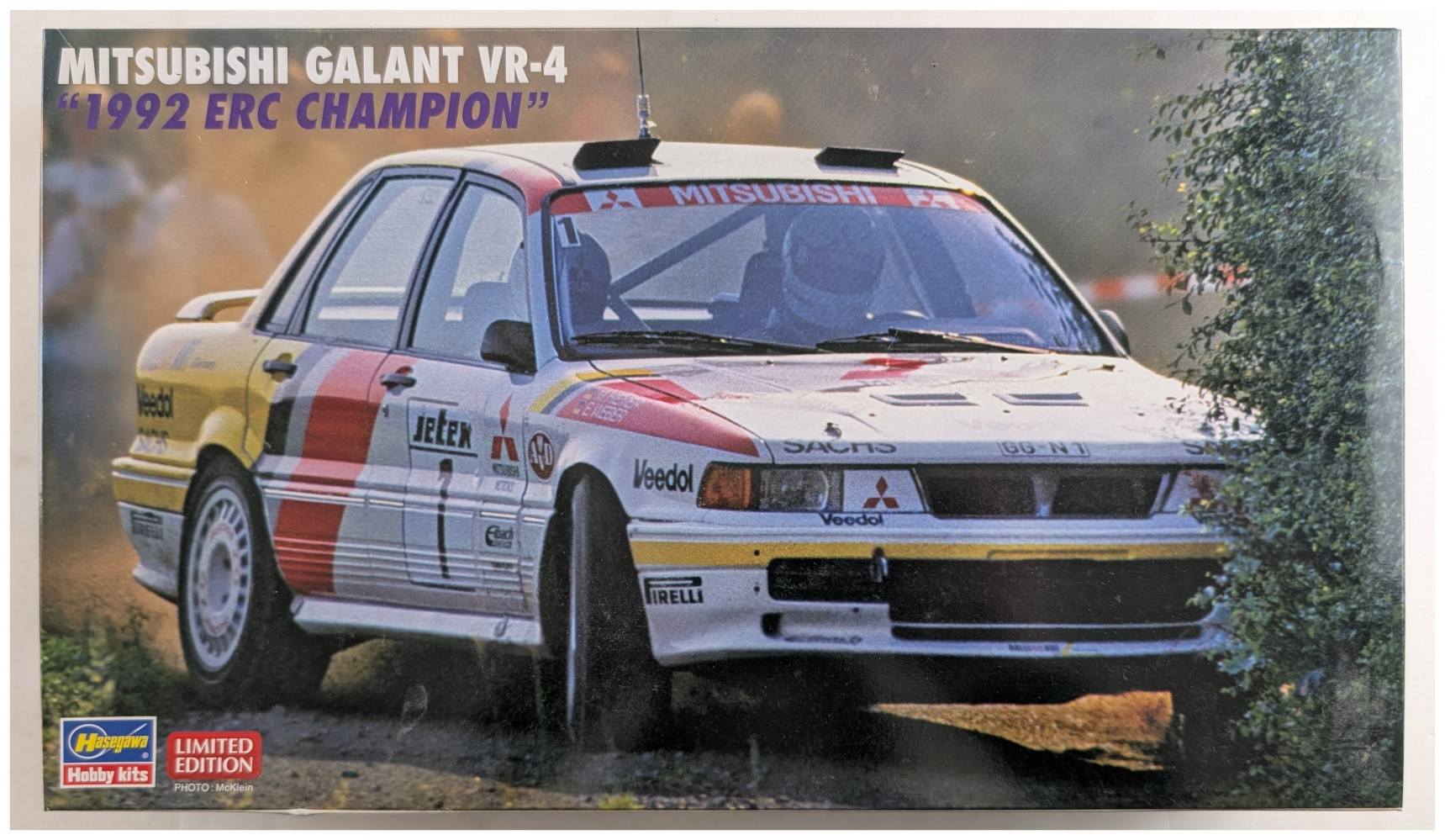 HASEGAWA MITSUBISHI GALANT VR-4 1992 ERC CHAMPION Cars, Motorbikes & Trucks Model kits