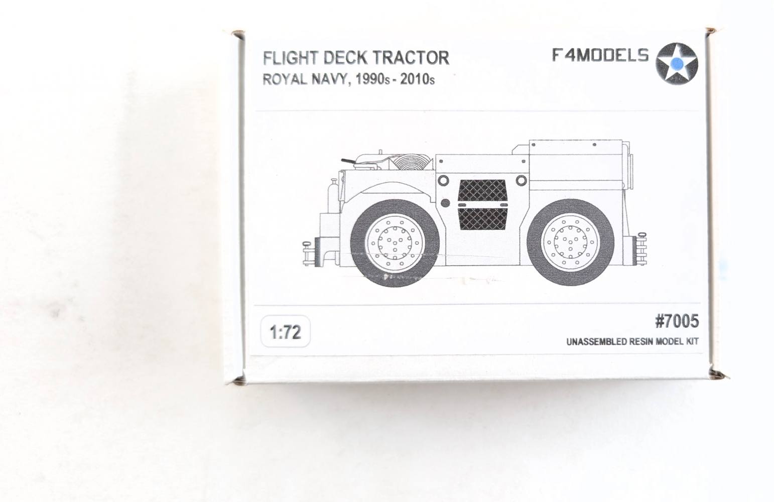 F4MODELS 7005 FLIGHT DECK TRACTOR ROYAL NAVY 1990S - 2010S Military Model Kits