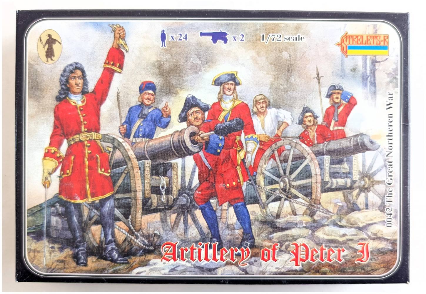 STRELETS 0042 ARTILLERY OF PETER I Model Figures