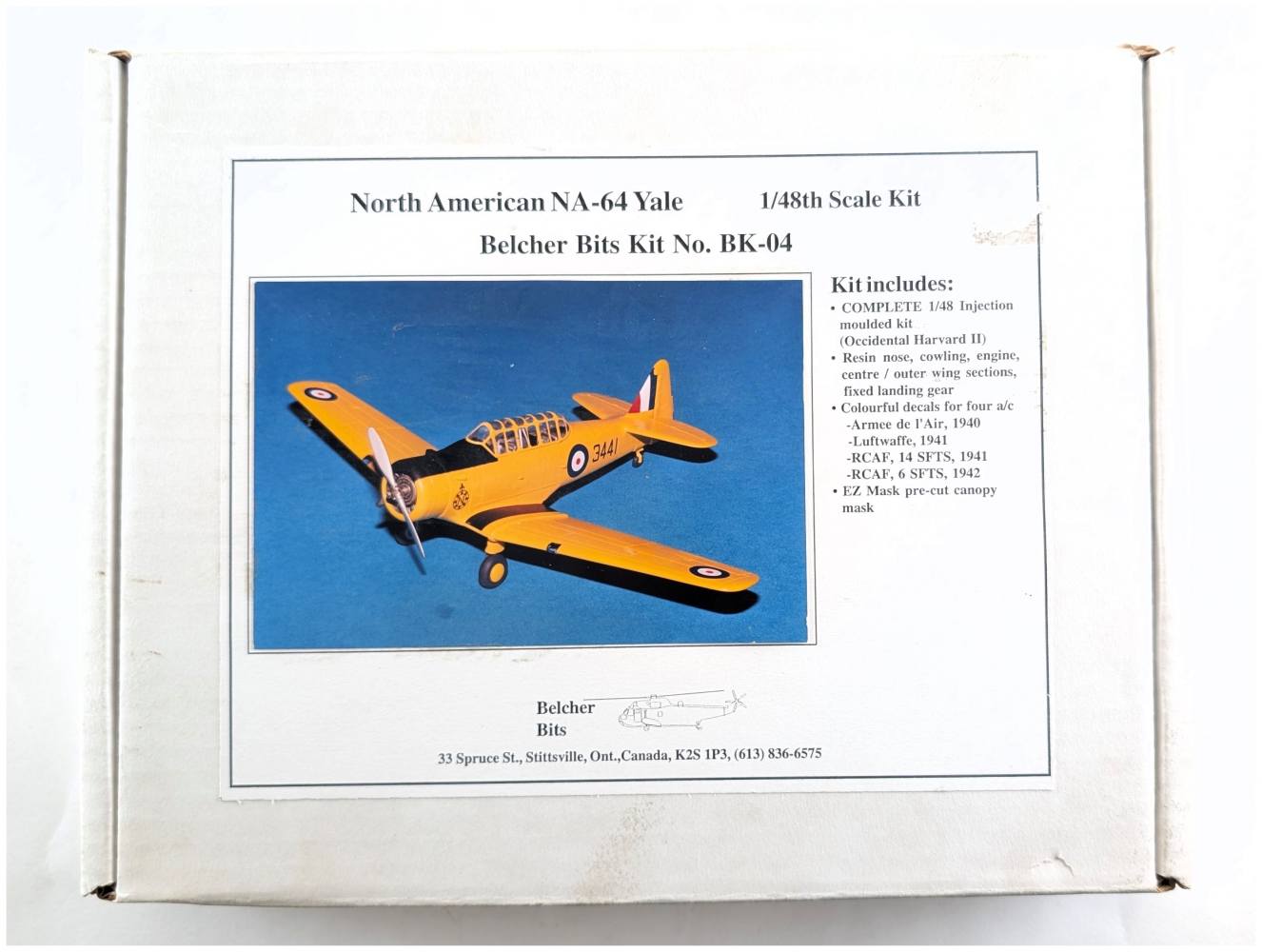 BELCHER BITS BK-04 NORTH AMERICAN NA-64 YALE Aircraft Model Kits