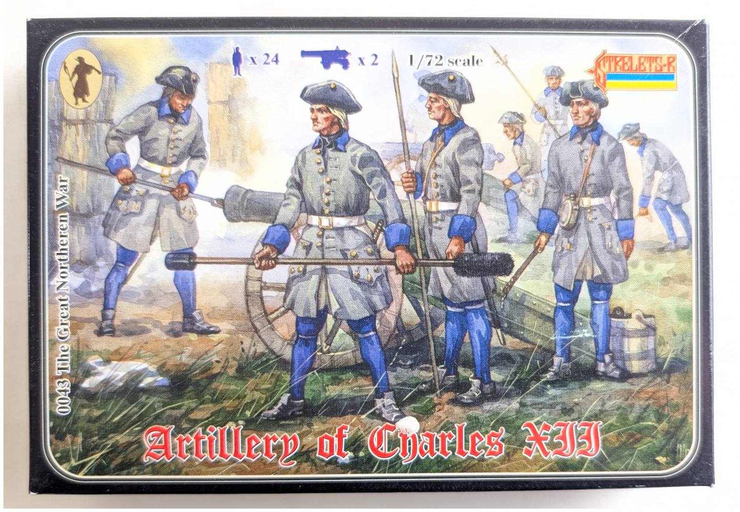 STRELETS 0043 ARTILLERY OF CHARLES XII Model Figures