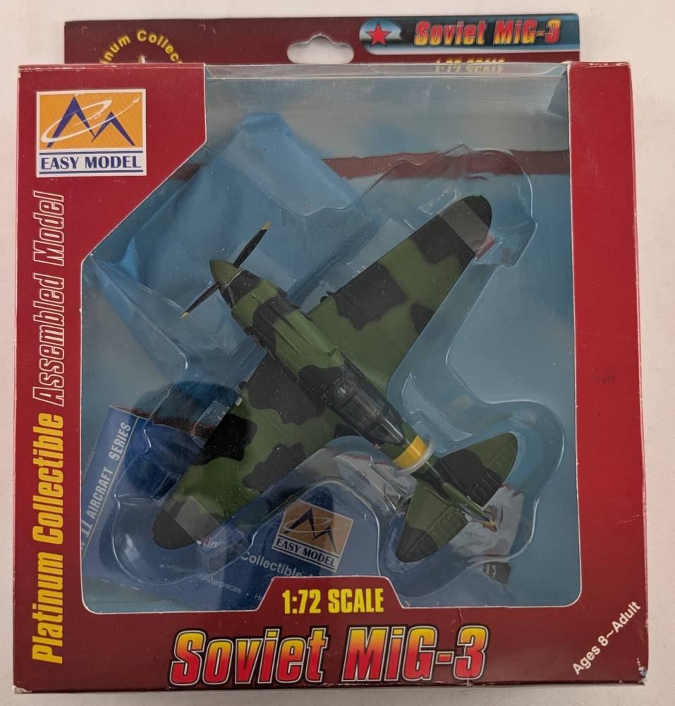 EASY MODEL 37222 SOVIET MIG-3 Aircraft Model Kits