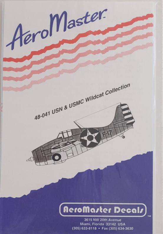 DISCOUNT DECALS 5199 48-041 USN USMC WILDCAT COLLECTION AeroMaster Discount Decals