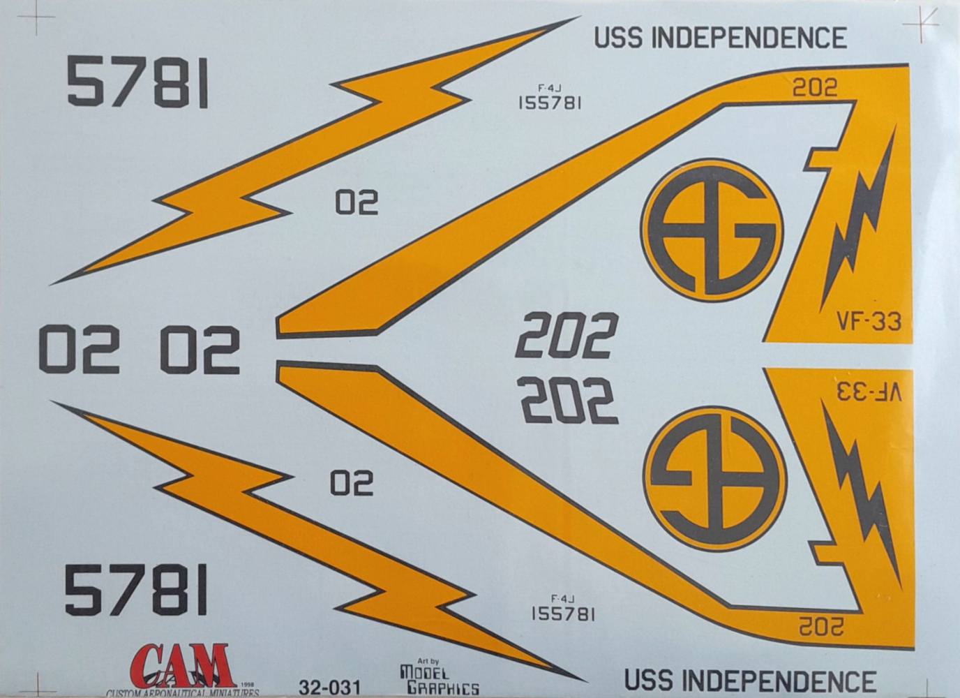 DISCOUNT DECALS 5231 15781 USS INDEPENDENCE DECALS CAM Discount Decals