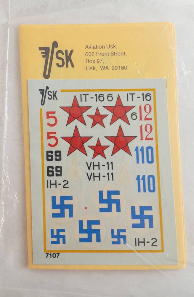 DISCOUNT DECALS 5270 7107 IH-2 AVIATION USK Discount Decals